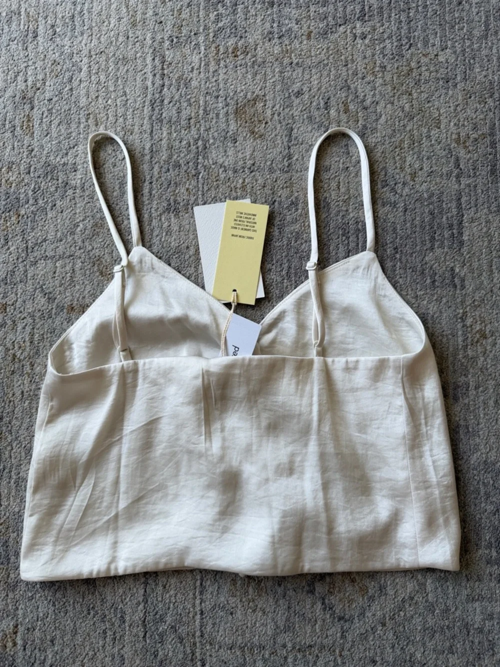 Wilfred Cream Ruched Drawstring Cami - Picture 7 of 7